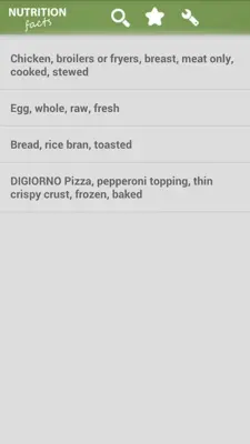Nutrition Facts android App screenshot 0